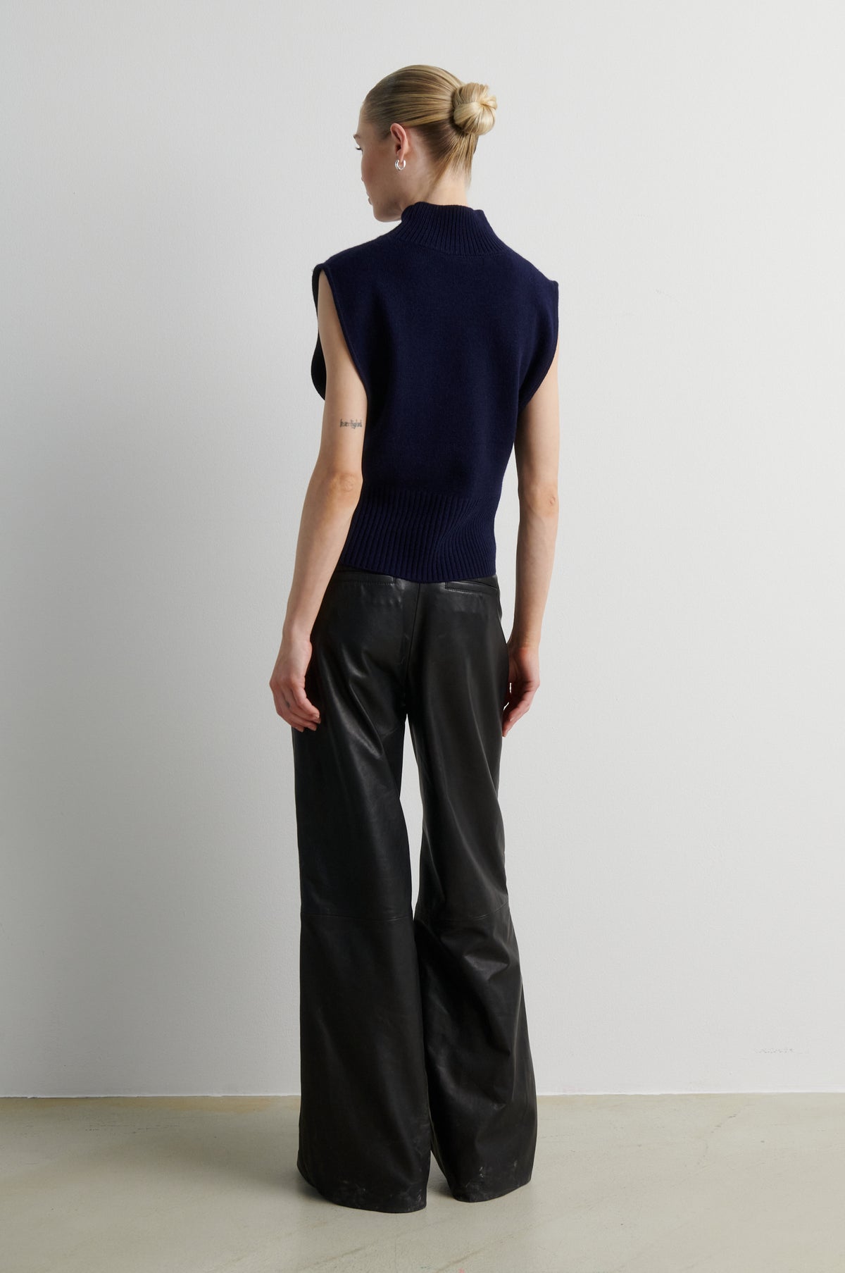 Second Female Longo Knit T-Neck Vest