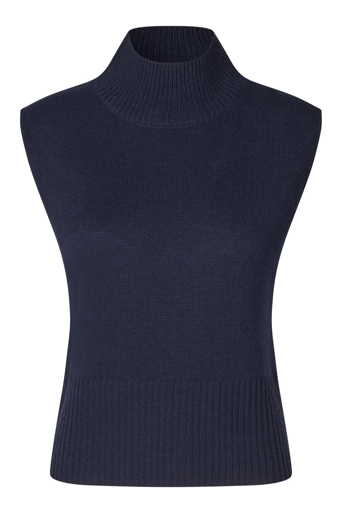 Second Female Longo Knit T-Neck Vest