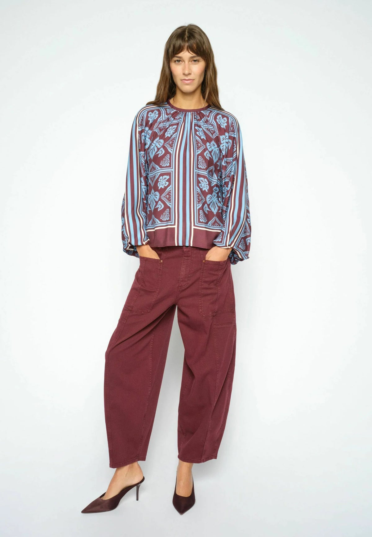 Mos Mosh Rosy Via Port Royale Pant