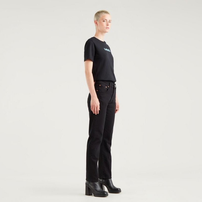 Levi`s 501 Cropped - Black Sprout