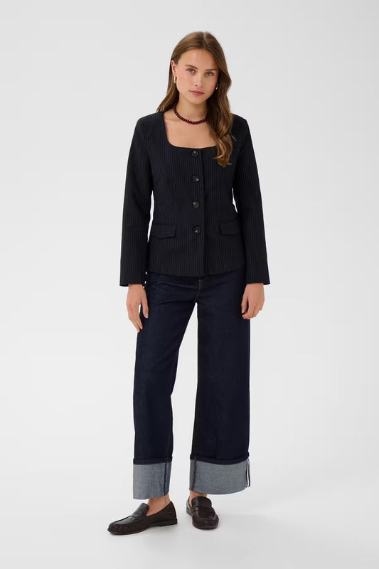 Saint Tropez Tyler Night Sky Pinstripe Blazer