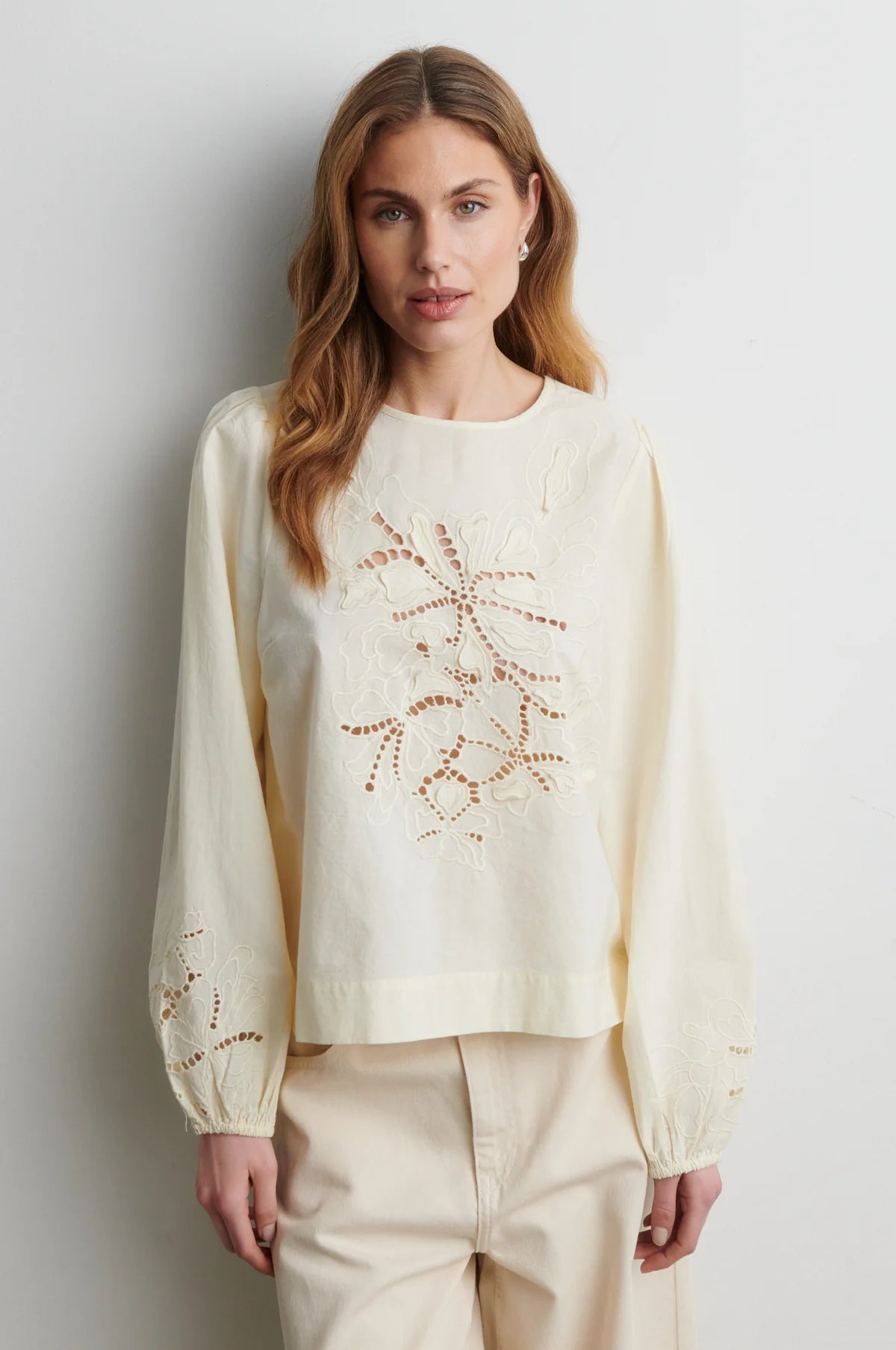 Second Female Reims Offwhite Bluse