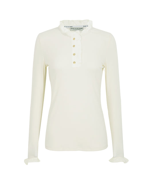 CTMH Flory Off White Long T-Shirt