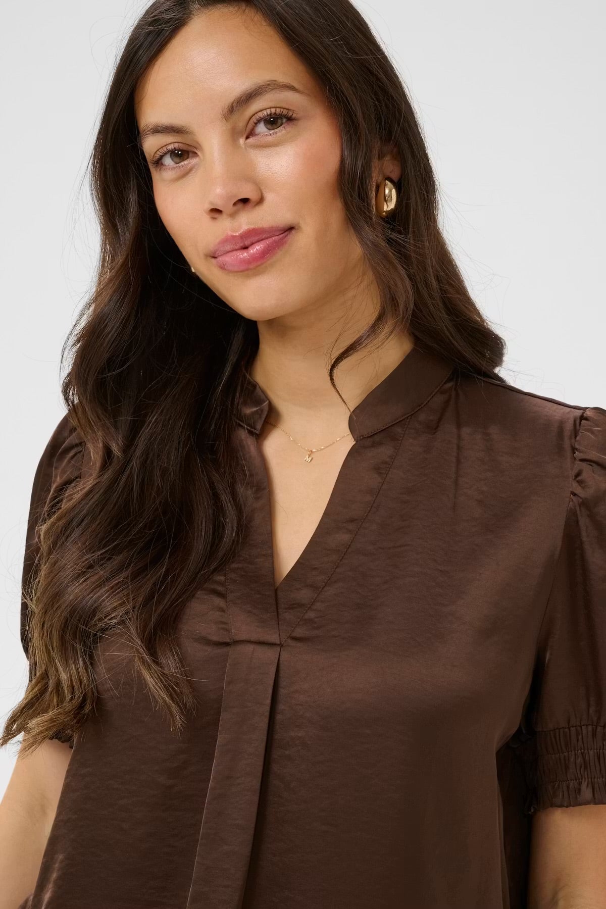 Saint Tropez Panan Major Brown Blouse