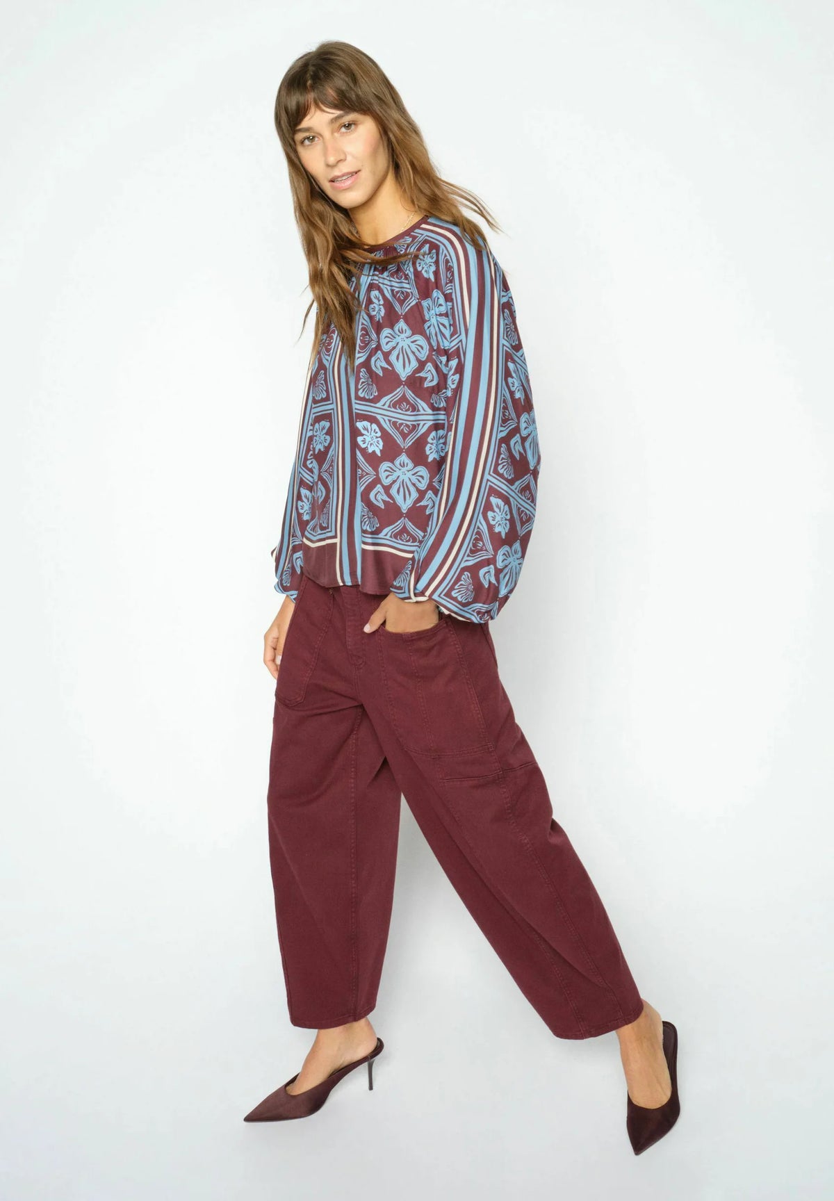 Mos Mosh Rosy Via Port Royale Pant