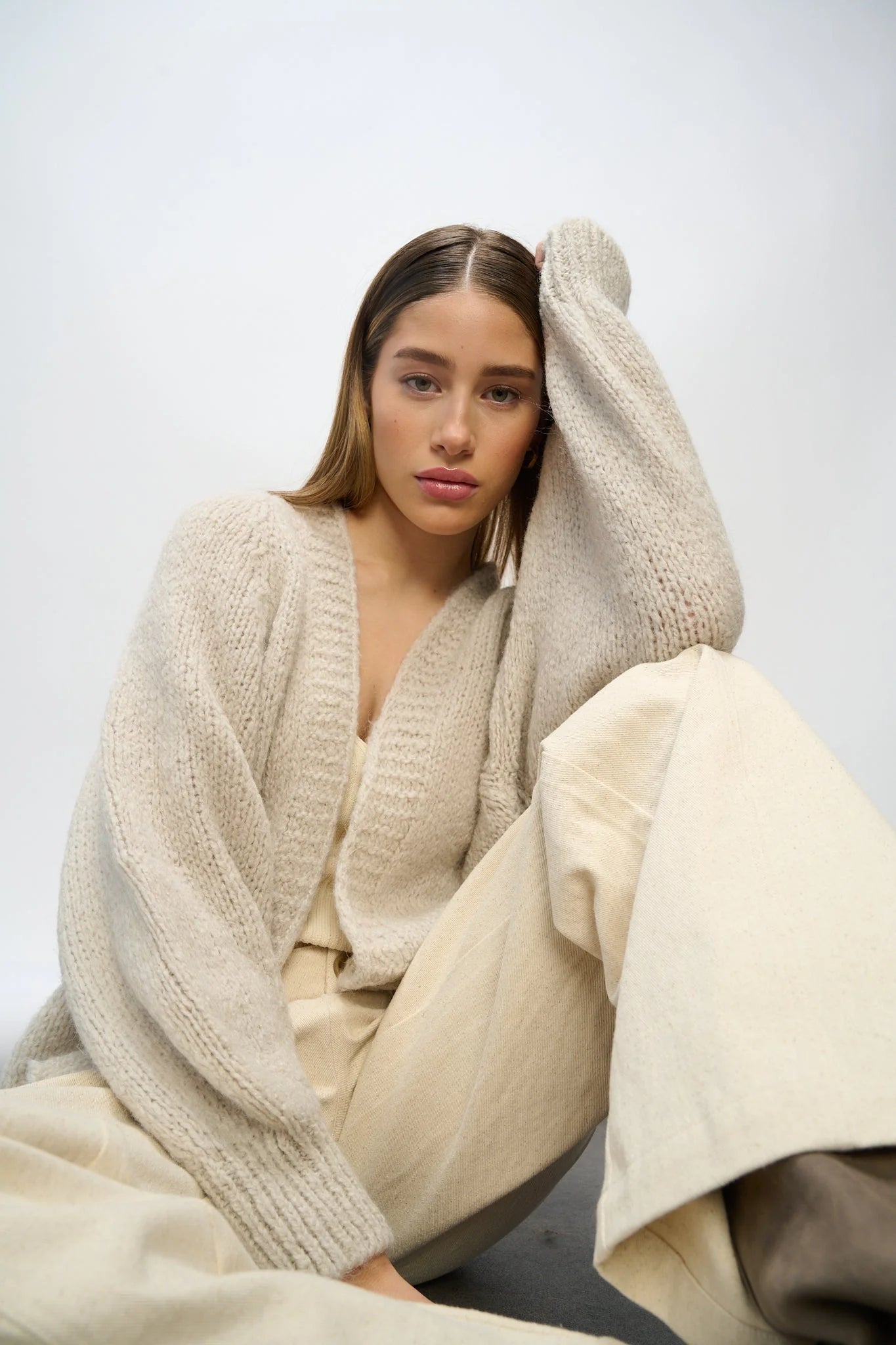 Noella Fora Knit Black Cardigan