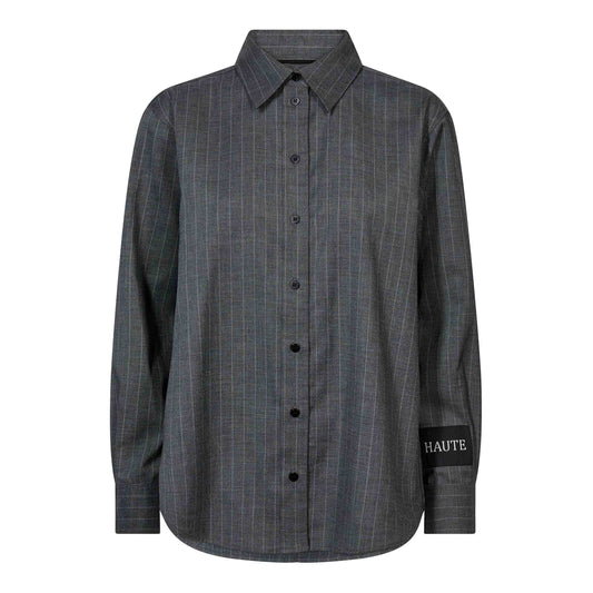 HAUTE L`AMITIE Pin Tailor Track Antracit Shirt