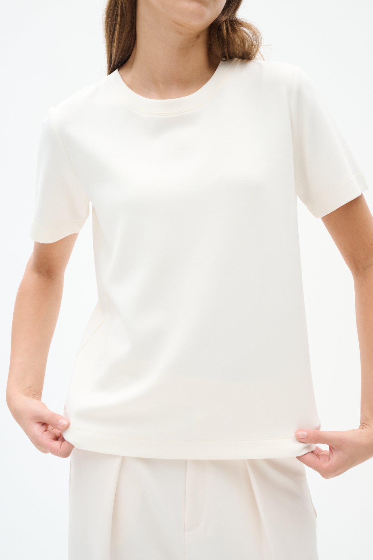 Inwear Vincent Karmen Pure White T-Skjorte