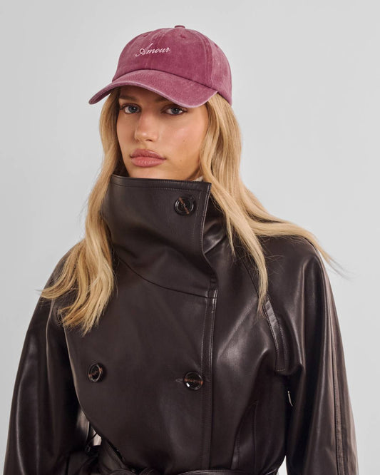 Katie Loxton Embroidered Red Caps