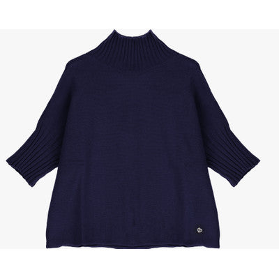 Please Turtleneck Blu Scuro