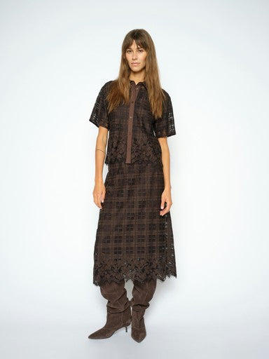 Mos Mosh Bia Checko Lace Skirt