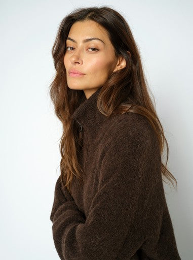 Mos Mosh Thora Knit Zip Delicioso Cardigan