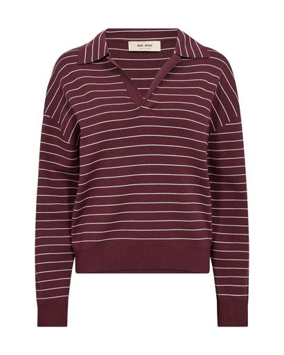 Mos Mosh Aliz Caliz LS Placket Knit