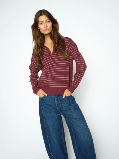 Mos Mosh Aliz Caliz LS Placket Knit