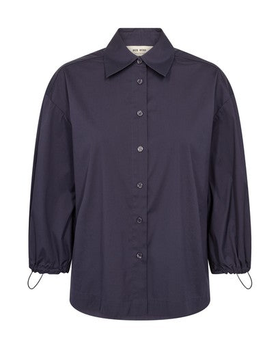 Mos Mosh Vinita 3/4 Salute Navy Shirt
