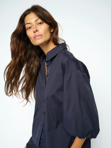 Mos Mosh Vinita 3/4 Salute Navy Shirt