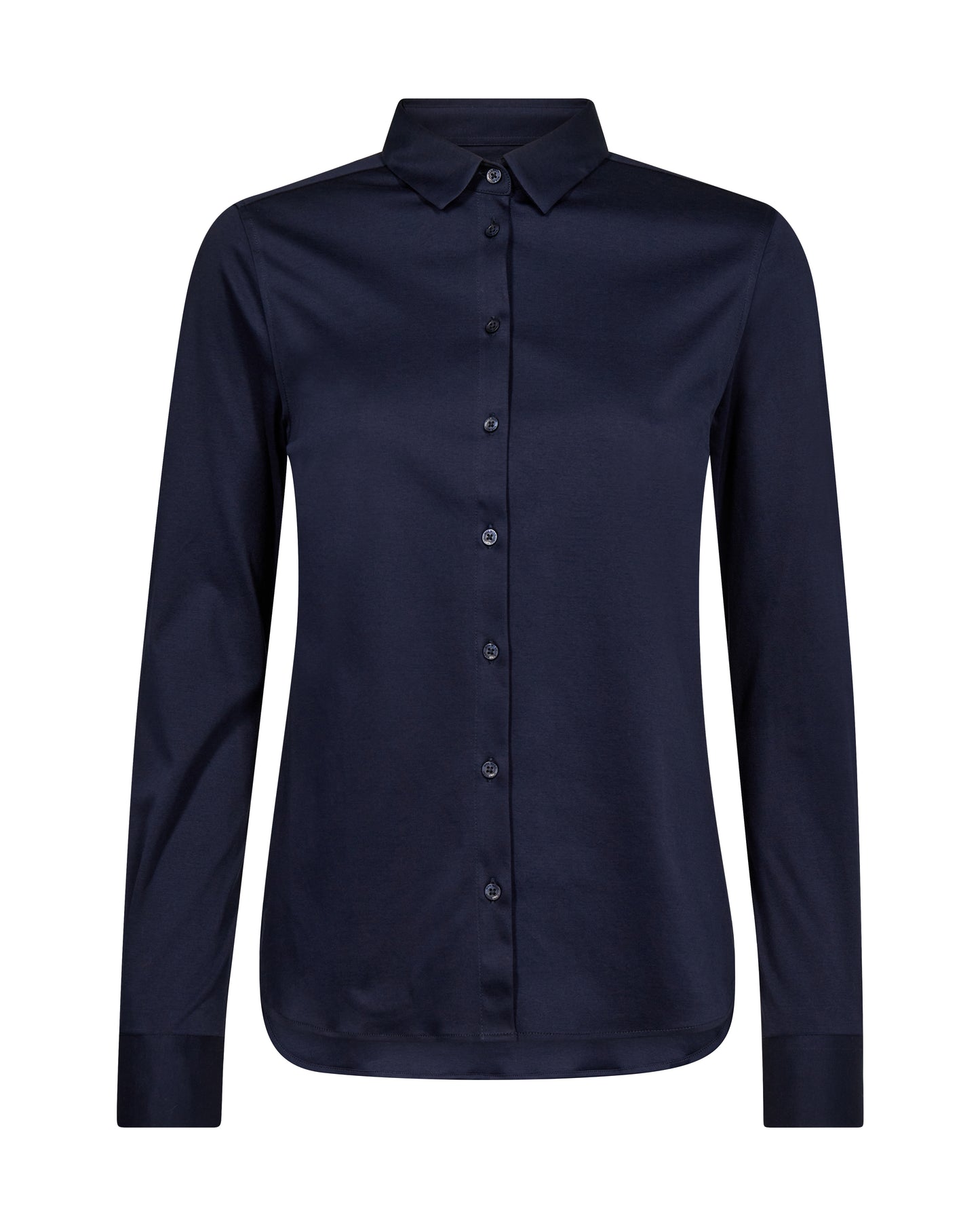 Mos Mosh Tina Maritime Blue Jersey Skjorte