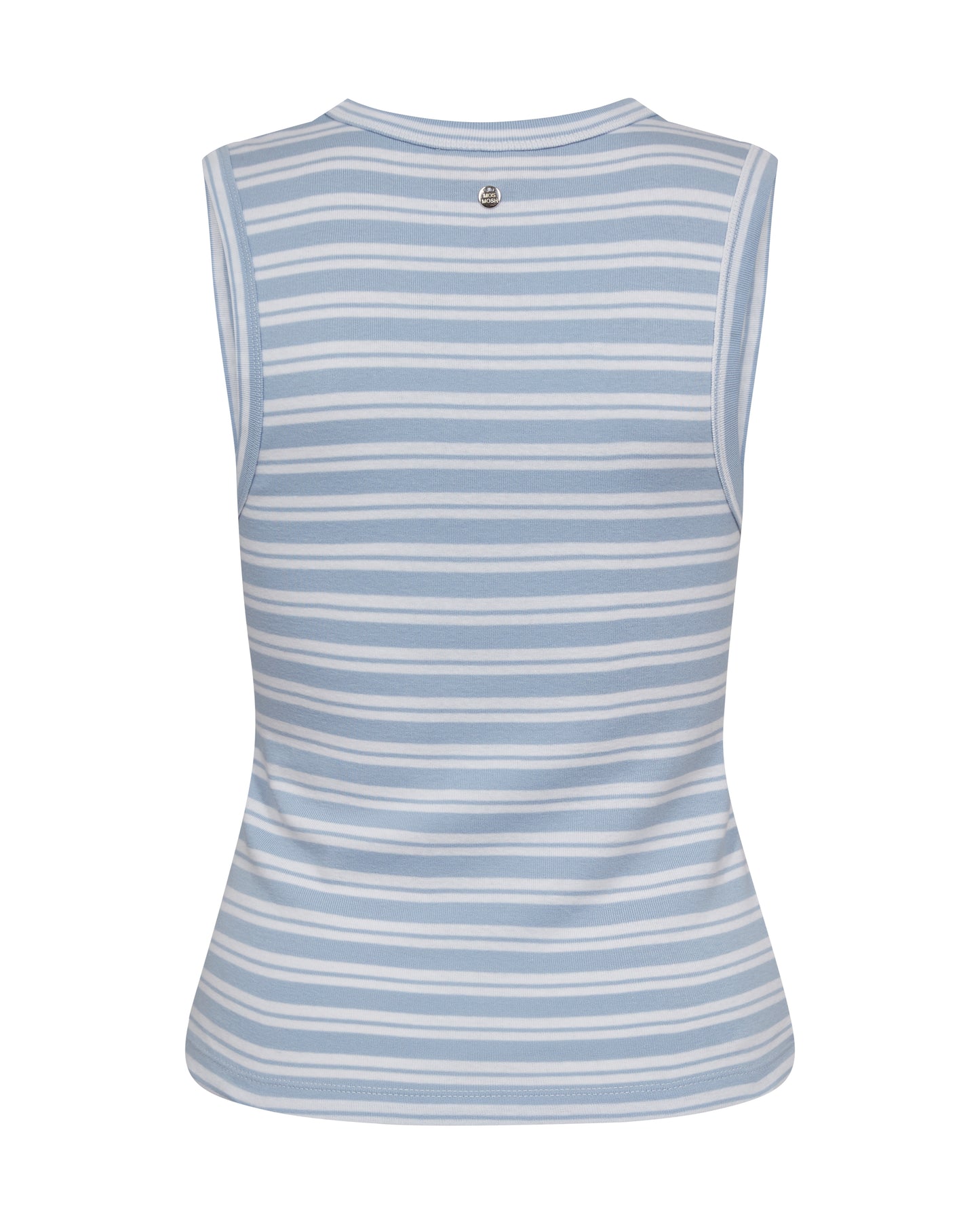 Mos Mosh Elle V-Neck Solid Skyway Tank Top