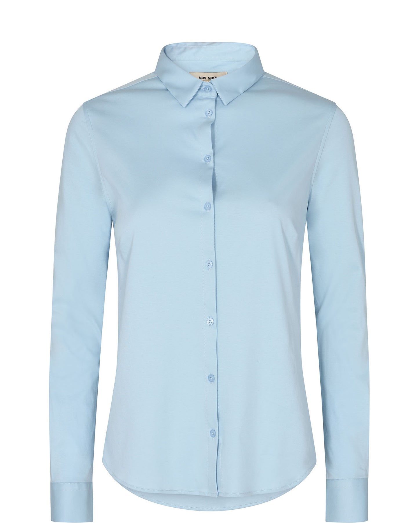 Mos Mosh Tina Light Blue Jersey Skjorte