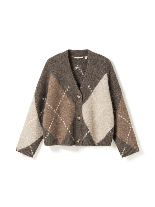Noella N-Laiana Knit Ash Brown Cardigan