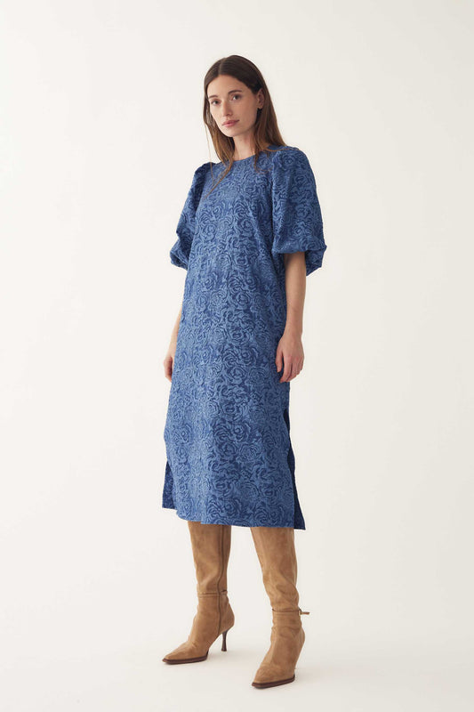 Noella Pastis Dusty Blue Long Dress