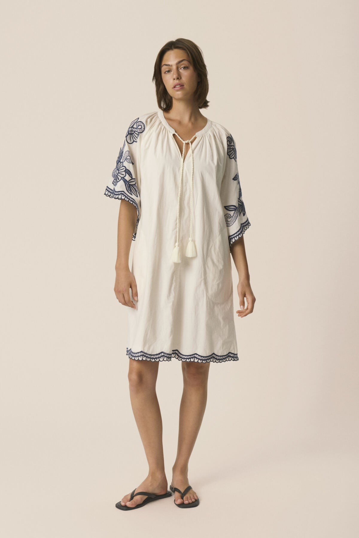 Part Two Breanna Black With Offwhite Dress