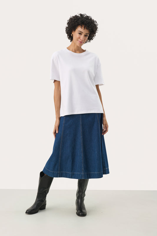 Part Two Jamina White T-Skjorte