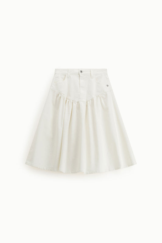 Please Anna Unbleached Cotton Skirt