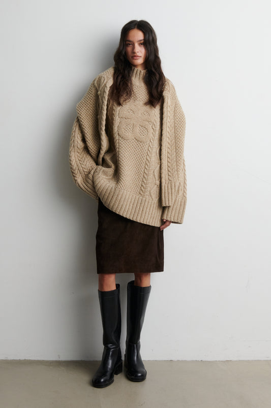 Second Female Zonie Suede Skirt