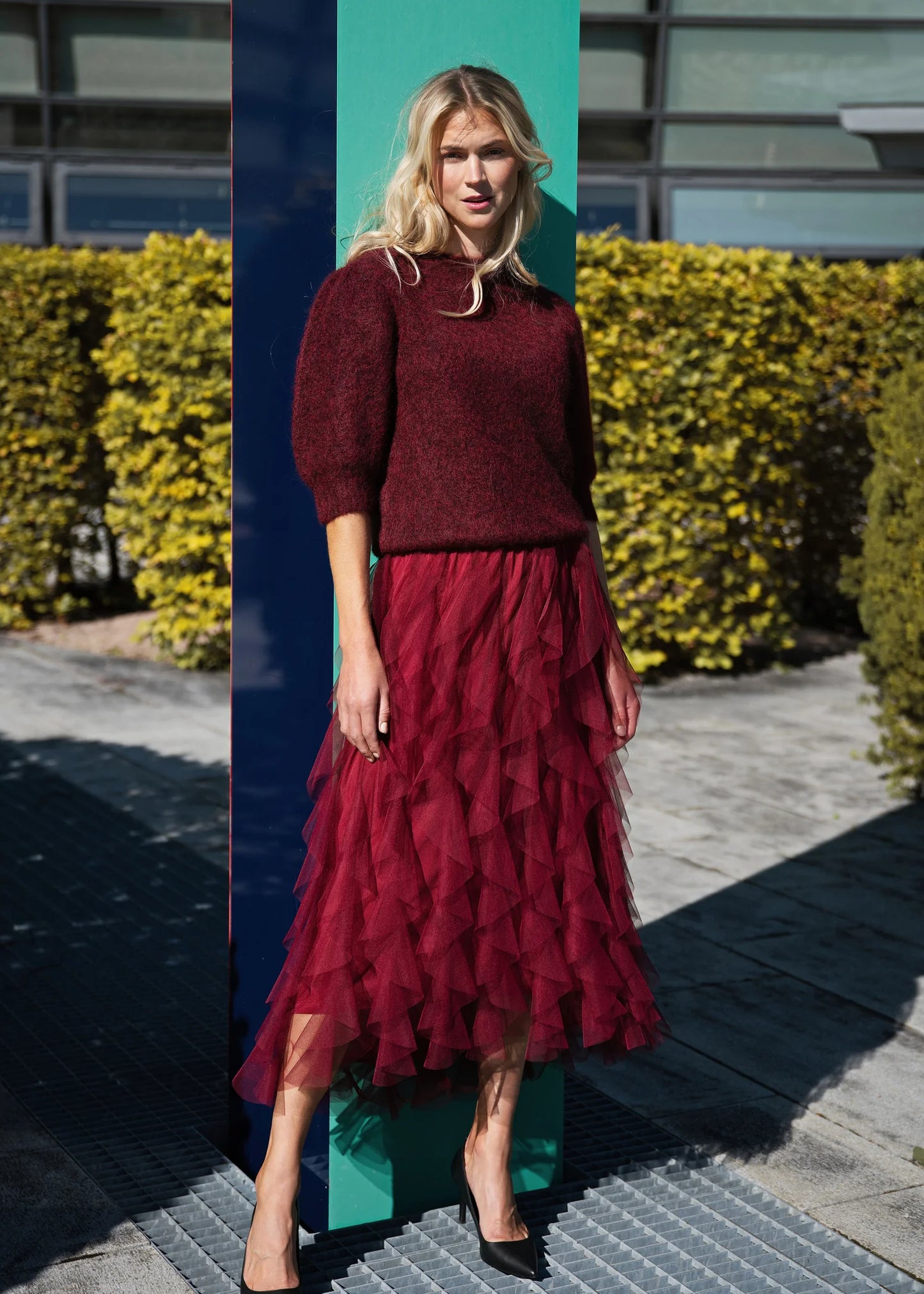 CTMH Valentina Garnet Red Skjørt