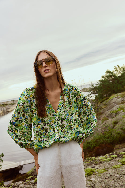 Katrin Uri Spring Femina Green Blouse