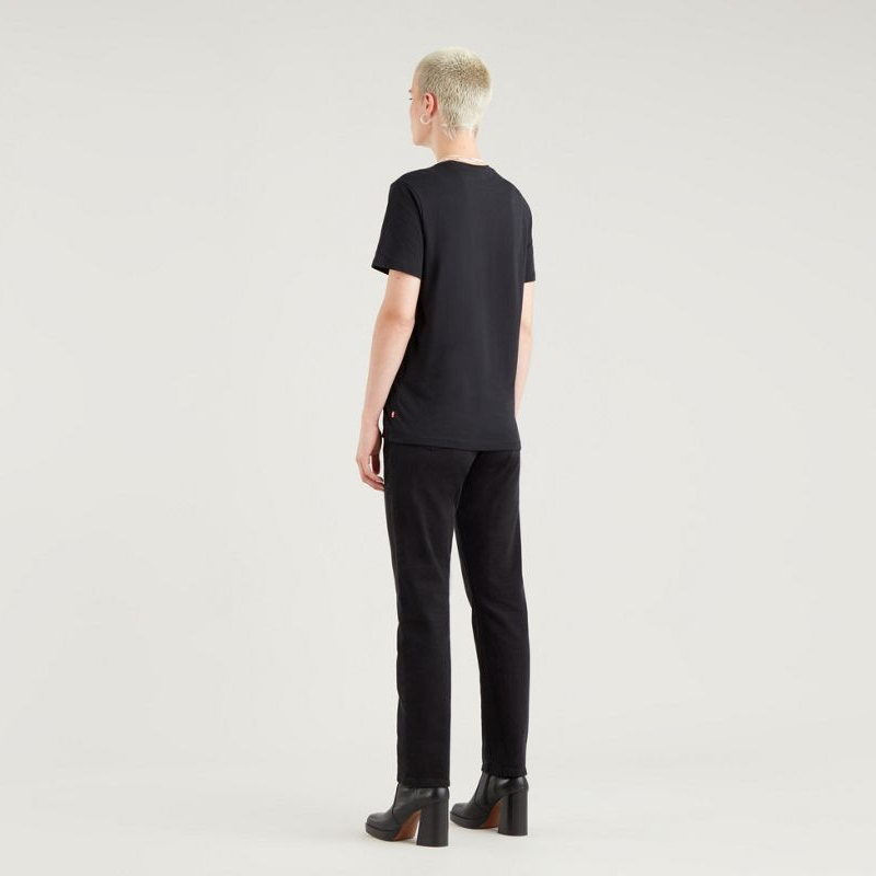 Levi`s 501 Cropped - Black Sprout