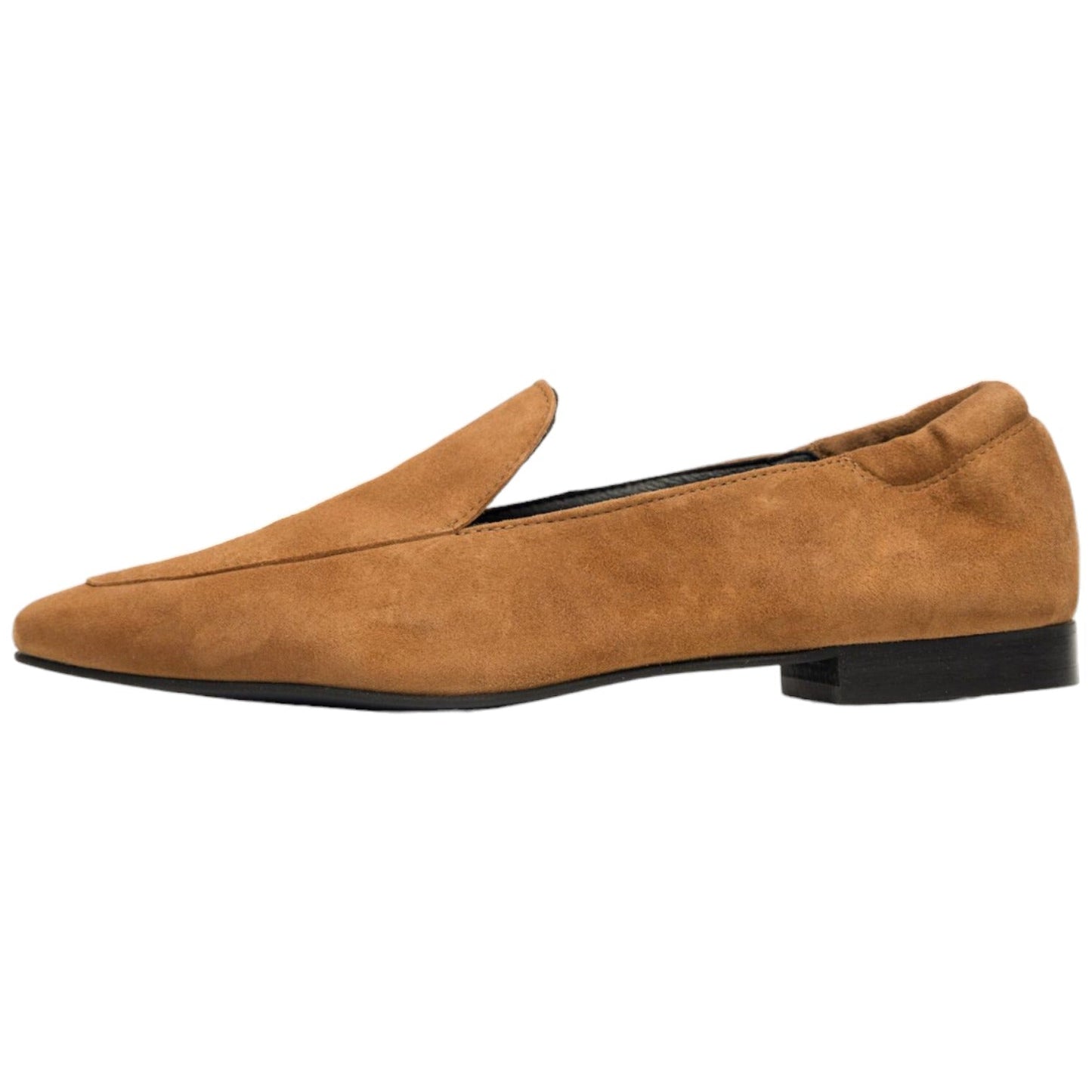 Bianco Tracy Suede Cognac Loafers