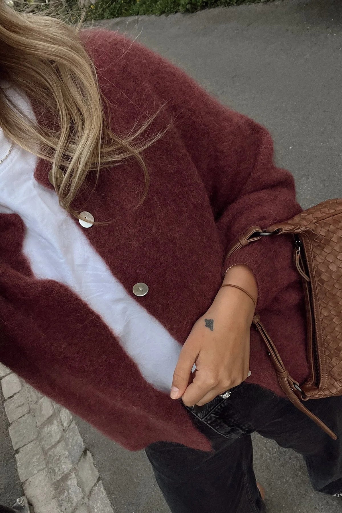 Noella Kae Knit Rust Cardigan