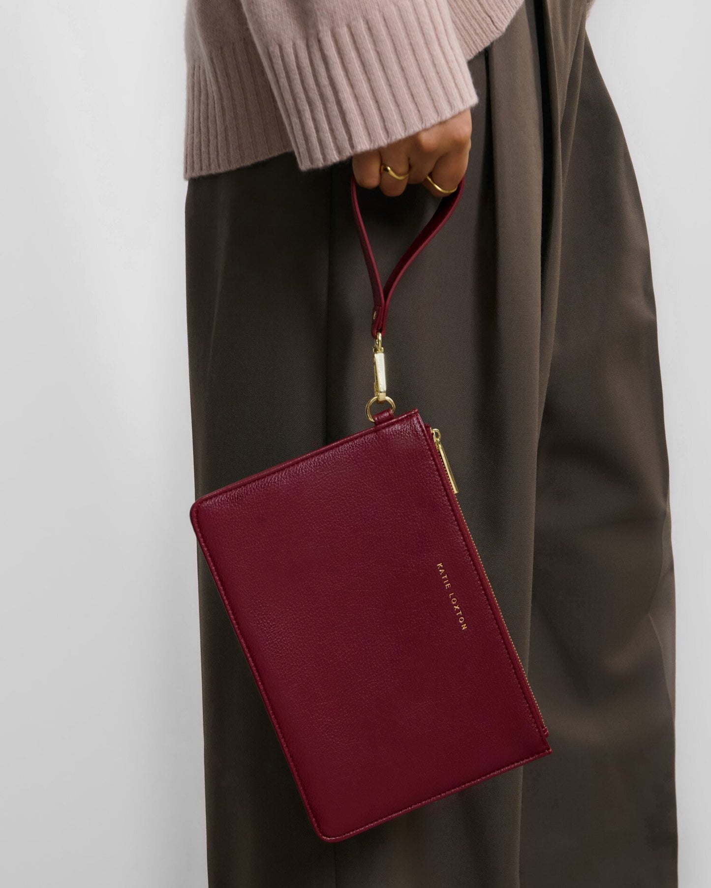 Katie Loxton Alba Wristlet Cherry Pouch