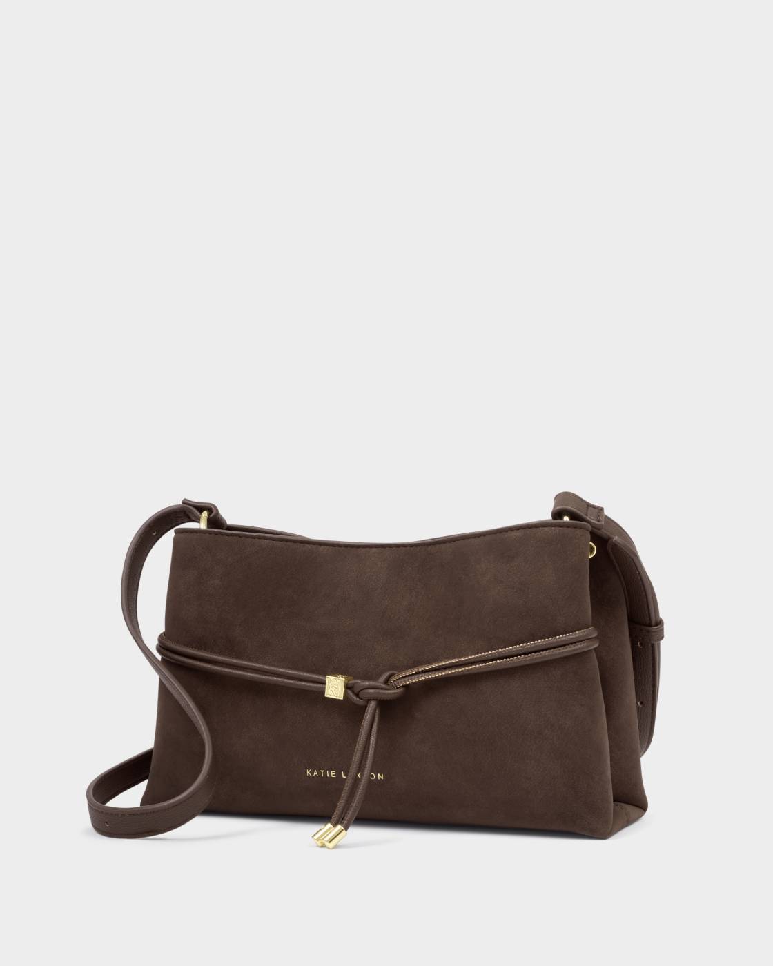 Katie Loxton Orin Top Handle Chocolate Crossbody