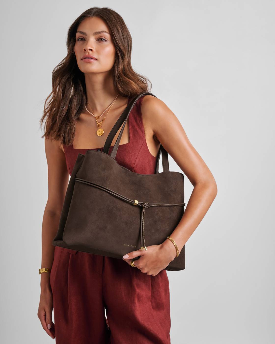Katie Loxton Orin Chocolate Tote bag