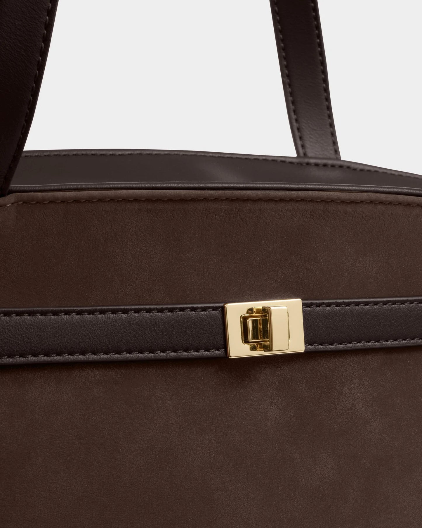 Katie Loxton Orin Top Handle Chocolate Bag