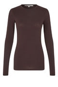 Second Female Matima O-Neck Chocolate LS Tee