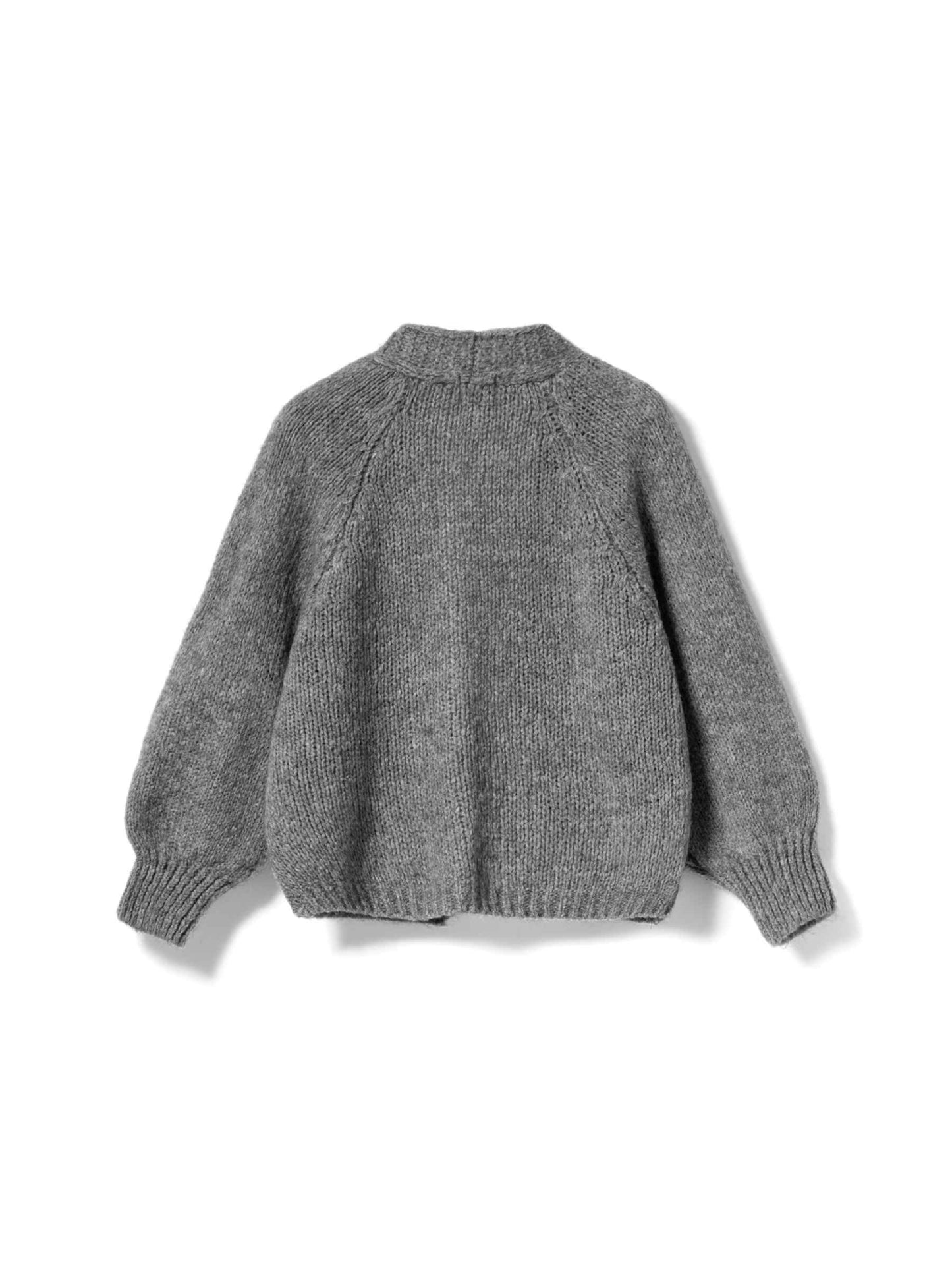 Noella Fora Knit Dark Grey Melange Cardigan